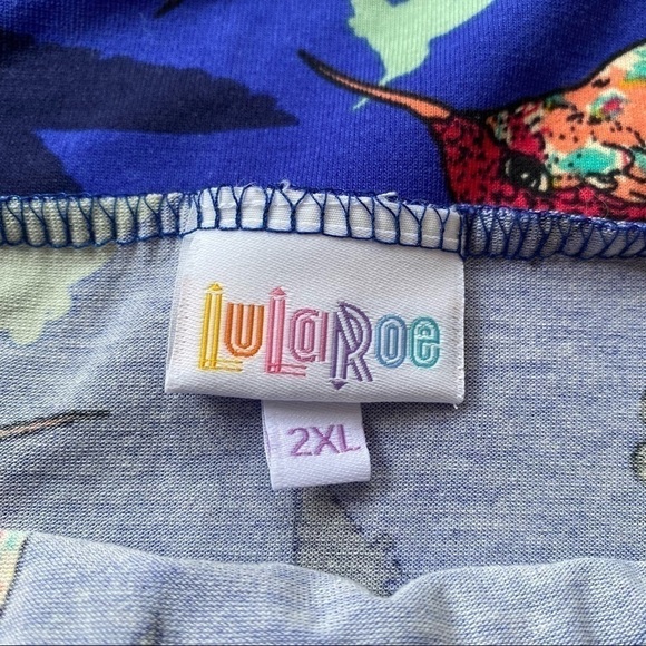 Lularoe 2XL hummingbird skirt - Picture 6 of 8